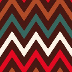 seamless scribble zig zag fabric pattern