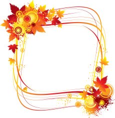grunge autumn frame