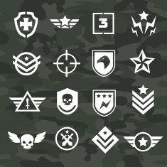 Military symbol icons and logos special forces