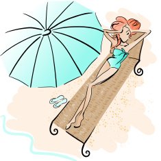 Girl on the beach N10