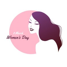 Happy Women Day pink background N2