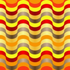 Seamless orange swirl pattern