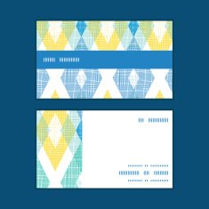 Vector colorful fabric ikat diamond horizontal stripe frame pattern business N2