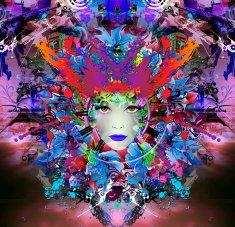 Mystic woman illustration