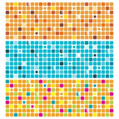 Colored square vector mosaic backgrounds