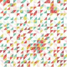 Geometric background in vintage colors N7