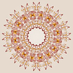 Flower pattern henna N16