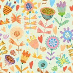 Floral cute seamless pattern N7