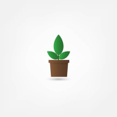 Flower in a pot icon N3