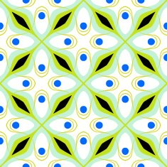 Seamless vector pattern with bold geometric shapes N7
