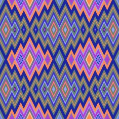 Color Abstract Retro Zigzag Vector Background N12
