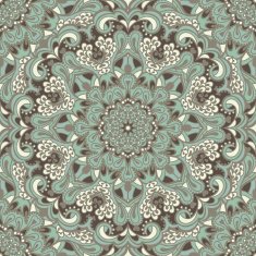 Oriental ornate seamless pattern