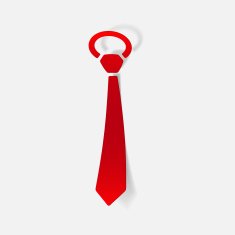 realistic design element tie N18