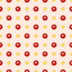 Seamless pattern with round gemstones N5
