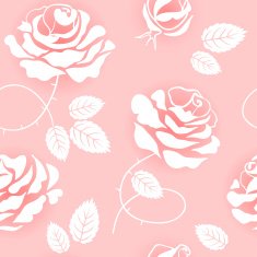 Seamless Floral Pattern with Roses N10
