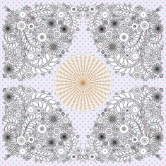vector Floral frame border with leaves card place for text N2