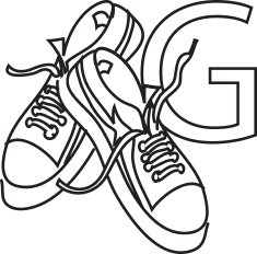 Letter G Gym Shoes N2