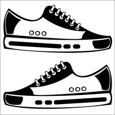 youth shoes isolated on white background N2