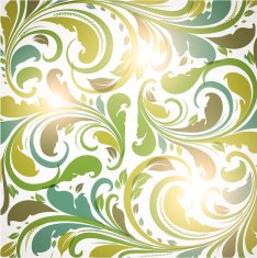 Floral Retro Background for Vintage Design N36