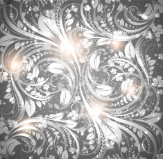 Floral Retro Background for Vintage Design N49