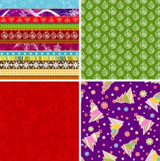 Scrapbook christmas patterns for design