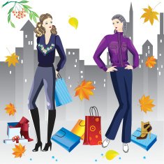 Women on shopping N3