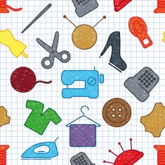 Sewing seamless texture N2