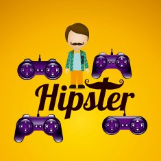 Hipster illustration N3