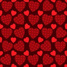 Seamless pattern with hearts N57