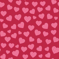 Seamless pattern with hearts N58