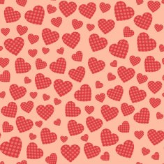 Seamless pattern with hearts N59