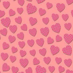Seamless pattern with hearts N60