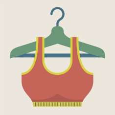 Single Women Sport Bra On Hanger