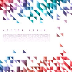 Vector background abstract polygon triangle N89