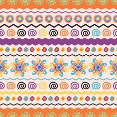 Abstract vector ethnic seamless pattern Wallpaper web page background N2