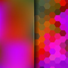 abstract background consisting of hexagons and matt glass N19
