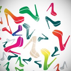 abstract background shoe N13