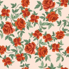 Seamless Vintage Flower Pattern N27