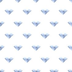 Seamless diamonds pattern on white