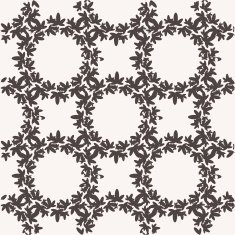 Seamless pattern with textured leaves