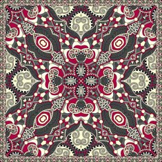 silk neck scarf or kerchief square pattern design N103
