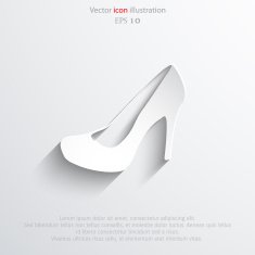 Vector woman boots web icon N16