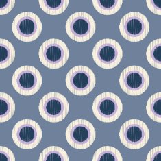 seamless scribble circles pattern
