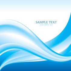 vector abstract blue wavy background