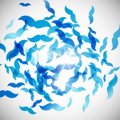 abstract background mustache N18