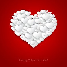 Valentines Card With Heart N3