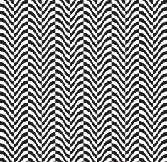 Optical illusion abstract seamless pattern Texture of wavy vertical stripes