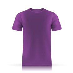 purple T-shirt template N3