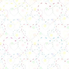 Seamless background of hearts N3