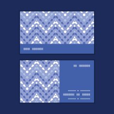 Vector purple drops chevron horizontal stripe frame pattern business cards N2